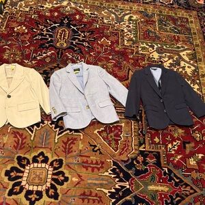 Kid’s Blazer Set - Cream, Gray/blue and Navy